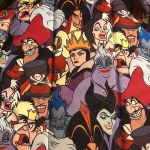 Disney Loungefly Villian’s Backpack with matching zipper pouch